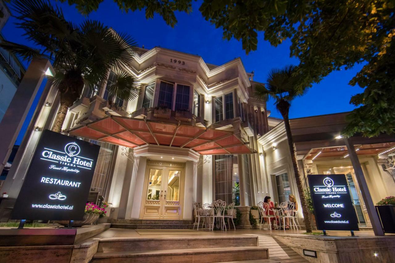 Classic Hotel Tirana Bagian luar foto